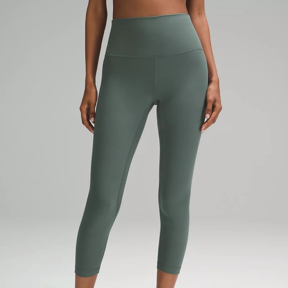 green lululemon leggings